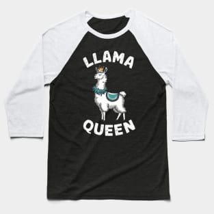 Llama Drama Queen Funny Llama posing shirt Baseball T-Shirt